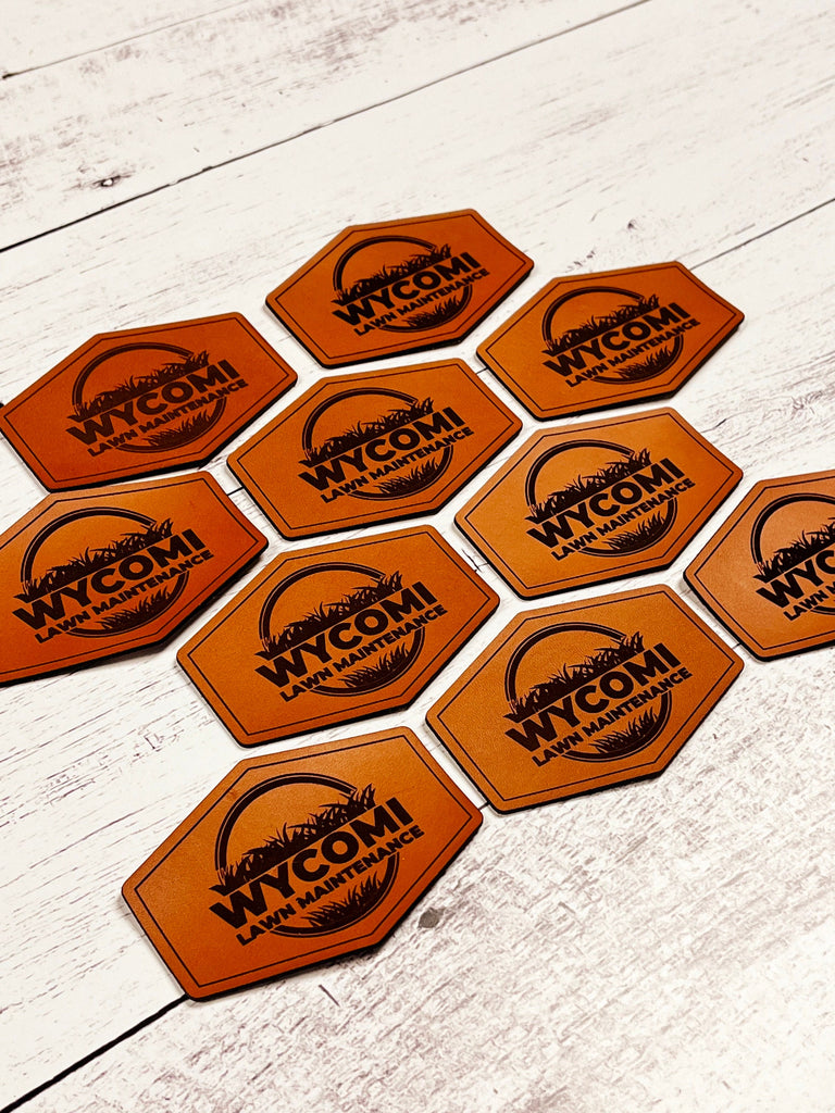 Custom Leather Patches In Full Color - Georgia Engraving, Printing and  Promotional Gifts Inkwell Designers